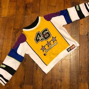 Toddler D&G junior motor cross crew neck sweater